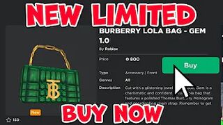 New Limited Item *BUY NOW*