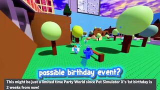???? Pet Simulator X NEW UPDATE is HARDCORE GAME MODE?! + Bday Event? (Roblox)