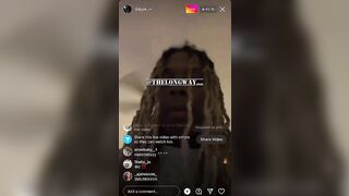 Lil Durk Shutting Down His Instagram Page Goes IG Live Says I’m Taking A Break From Music Be Back