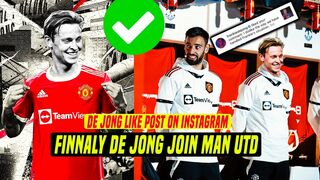 De Jong To Manchester United ❗Liking an Instagram Post that Openly Criticised the Club????Man Utd ✅