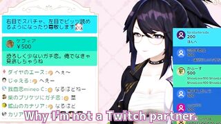 Amemiya Nazuna is not allowed to stream on YouTube because she is a Twitch partner.[VSHOJO/Eng Sub]