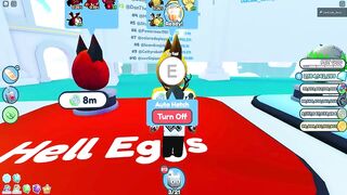 ????I FOUND THE *BEST EGG* to HATCH HUGE HELL ROCKS in Pet Simulator X (New Update)