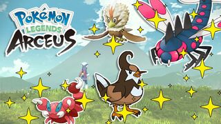 A quick SHINY HUNTING compilation | Pokemon Legends: Arceus