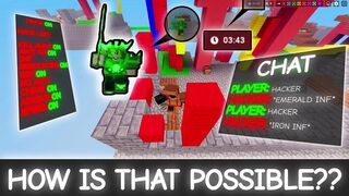 NO ONE CAN BEAT THIS NEW HACK IS TOO OVERPOWERED!! ???????? ( Roblox Bedwars )
