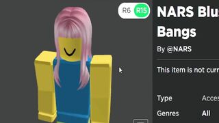 FREE ACCESSORY! HOW TO GET NARS Blush Pink Hair with Bangs! (Roblox NARS Color Quest)