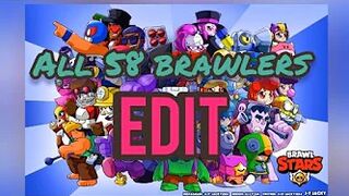 All 58 brawlers edit - Brawl Stars