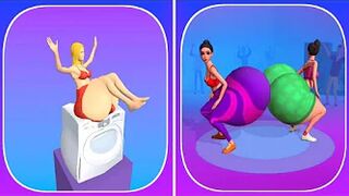 Squeeze Girl ???? Twerk - max level walkthrough android ios mobile gameplay top free HGS3RES