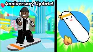 ????*NEW* Mascot Hoverboard for Anniversary Update in Pet Simulator X (Roblox)