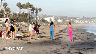 victoria secrets models Sara Sampaio & Jasmine Tookes at their colorful photoshoot in Malibu