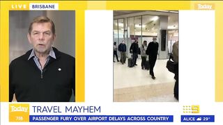 Travel boss issues grim airport warning | 9 News Australia