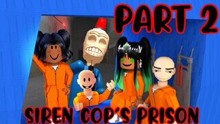 BOBBY, EMERALD, ZOEY, AND PABLO ESCAPE SIREN COPS PRISON PART 2 | Roblox Funny Moments