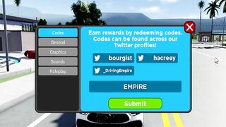 ALL NEW *LIMITED* OP DRIVING EMPIRE CODES! [2022] | Roblox Driving Empire Codes