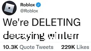 Roblox Is DELETING Popular Games…
