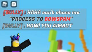 Bow Spamming ON TOP! | Roblox Bedwars