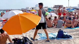 Barcelona beach walk, beach Bogadell ????to my friends from Madrid ????️????
