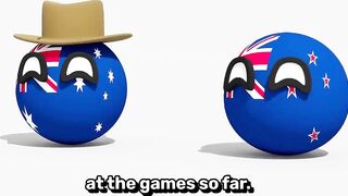 COUNTRIES COMPARE COMMONWEALTH GAMES | Countryballs Animation