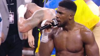 Anthony Joshua makes passionate speech & vents frustrations after Usyk defeat