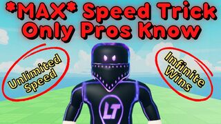 *MAX* Speed Trick Only PROS Know on Race Clicker | Roblox