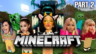 Celebrities Playing Minecraft PART 2