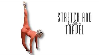 Balance with stretching exercise. Stretching time. Contortion exercises. Gymnastics training