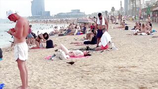Barceloneta Beach, Barcelona beach walk