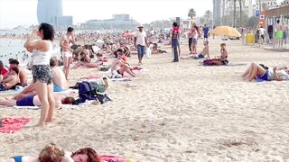 Barceloneta Beach, Barcelona beach walk