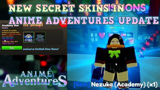 Anime Adventures Update 5 Secret Skins