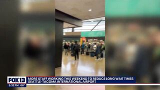 Sea-Tac Airport adds extra staff for weekend travel after lengthy TSA wait times | FOX 13 Seattle
