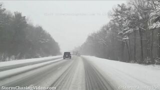 Winter Storm Causes Travel Headache Across Massachusetts - 2/25/2022