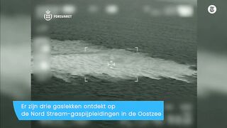 Eerste beelden: mogelijke sabotage bij Nord Stream pijpleidingen