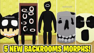 How to get ALL 5 NEW BACKROOMS MORPHS in Backrooms Morphs (ROBLOX)