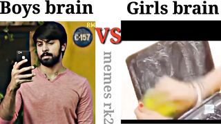 Boys brain Vs girls brain || funny memes ????????