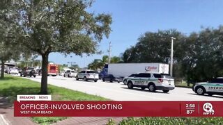 Video shows Palm Beach County deputy taken to hospital