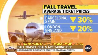 Fall travel deals
