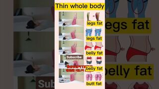 Yoga pilates - reduce body fat || Stretches for Lower Back, Hamstrings, Hips & Inner Thighs #fitness