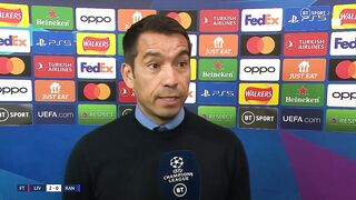 "These games will improve us as a team" Van Bronckhorst on tough loss to Liverpool!