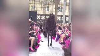 Valentino's recent runway was a DISASTER! (Models losing heels/falling)
