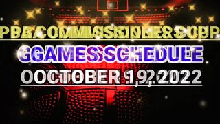 PBA COMMISSIONER'S CUP GAMES SCHEDULE OCTOBER 16-30, 2022