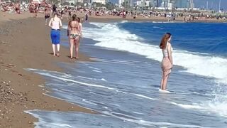 Barcelona beach walk ????????beach Sant Miquel