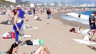 Barcelona beach walk ????????beach Sant Miquel