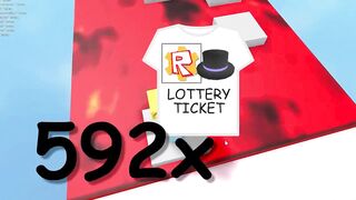 Roblox did a ROBUX LOTTERY