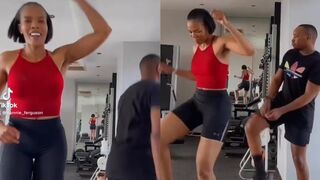 Watch Connie Ferguson Do Beyonce’s CUFF It Challenge With Skill.