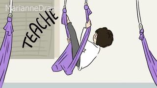 BTS Animation - Flying Yoga!