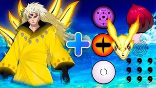 Madara + Chakra Fruit + Six Paths + Kurama Mode + All Dojutsu vs All | Who is Strongest?