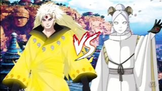 Madara + Chakra Fruit + Six Paths + Kurama Mode + All Dojutsu vs All | Who is Strongest?