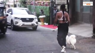 Malaika Arora Walking Her Dog, Spotted At Diva Yoga In Bandra | Bollywood News