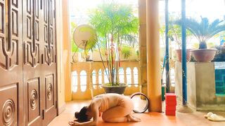 [줌마] 레깅스와 요가 ???? Workout & Gymnastics with Olesya hot yoga - Part 2