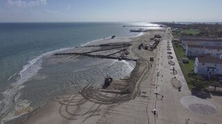 Buckroe Beach in Hampton closed amid replenishment project