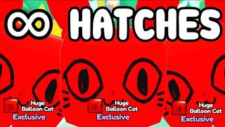 ????????How To Hatch *INFINITE* HUGE BALLOON CATS & RAINBOW COINS In Cat Universe Pet Simulator X Update!