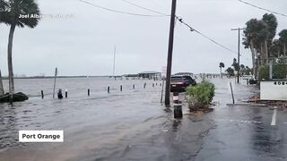 Tropical Storm Nicole flooding and storm surge hits Florida, from Palm Beach to Flagler Beach